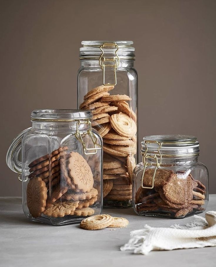 glass cookie jars