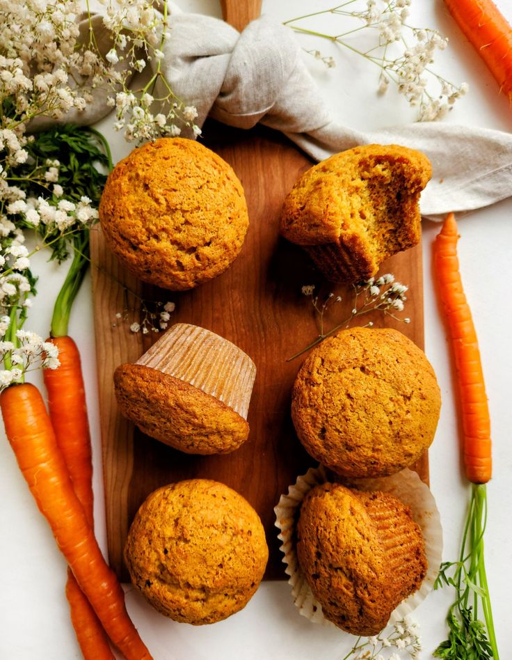 Bakery Style Carrot Muffins