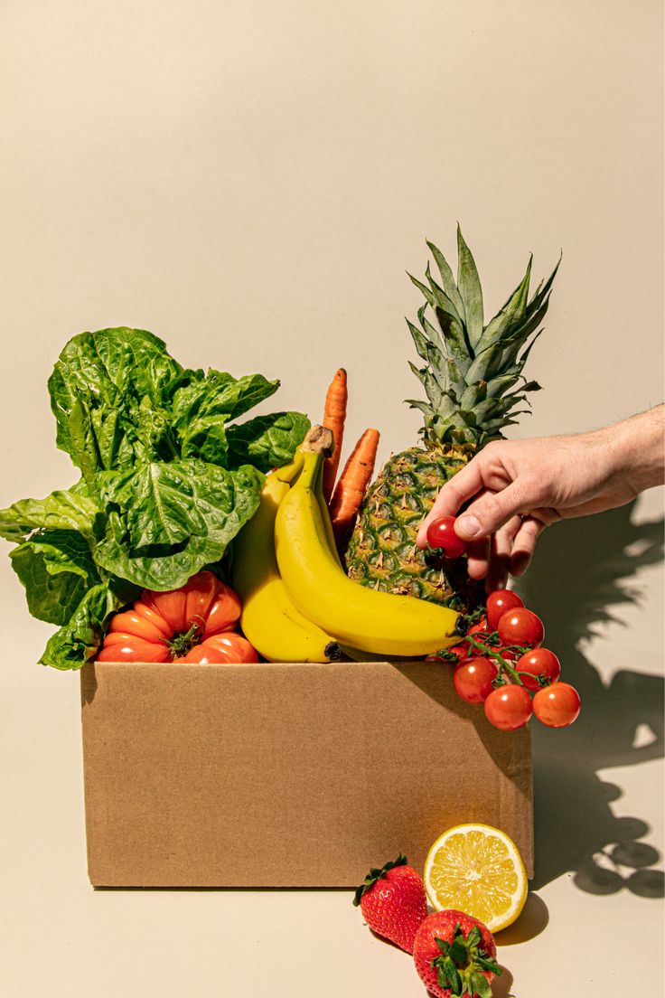 delivery of vegetables and fruits