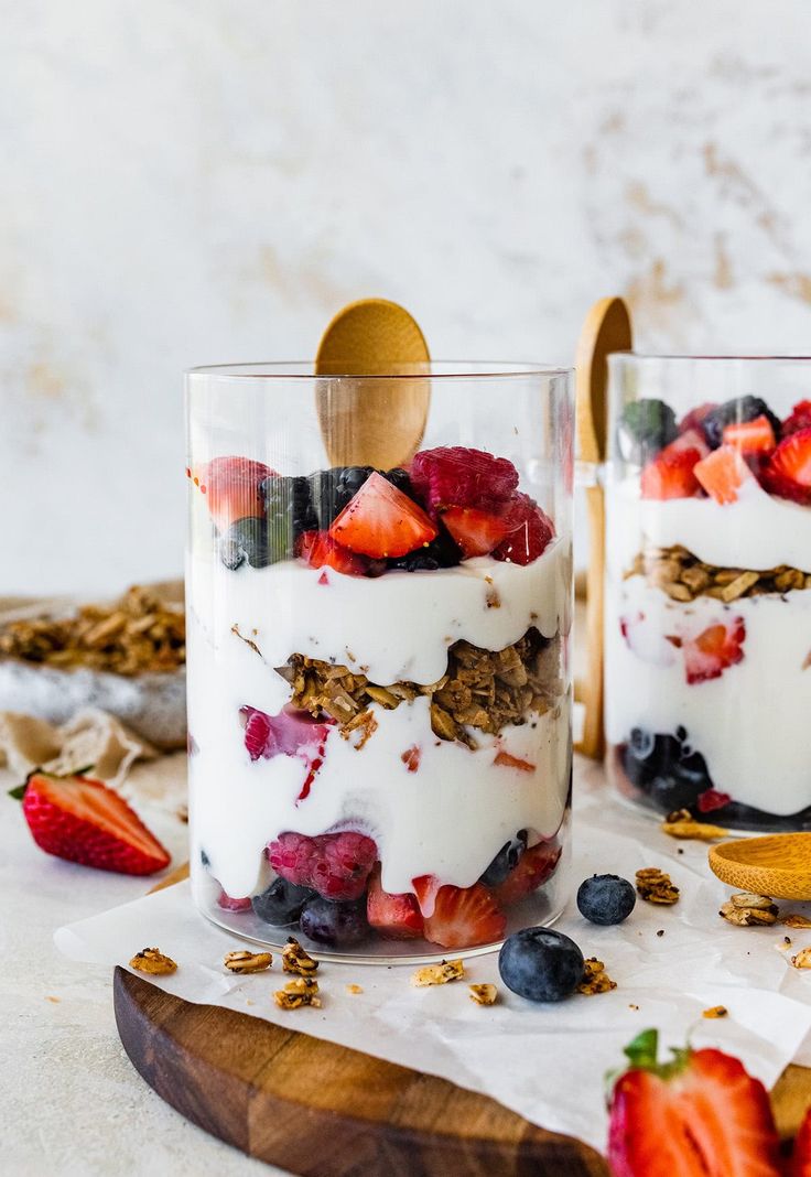 Greek Yogurt Parfait with Fresh Fruit