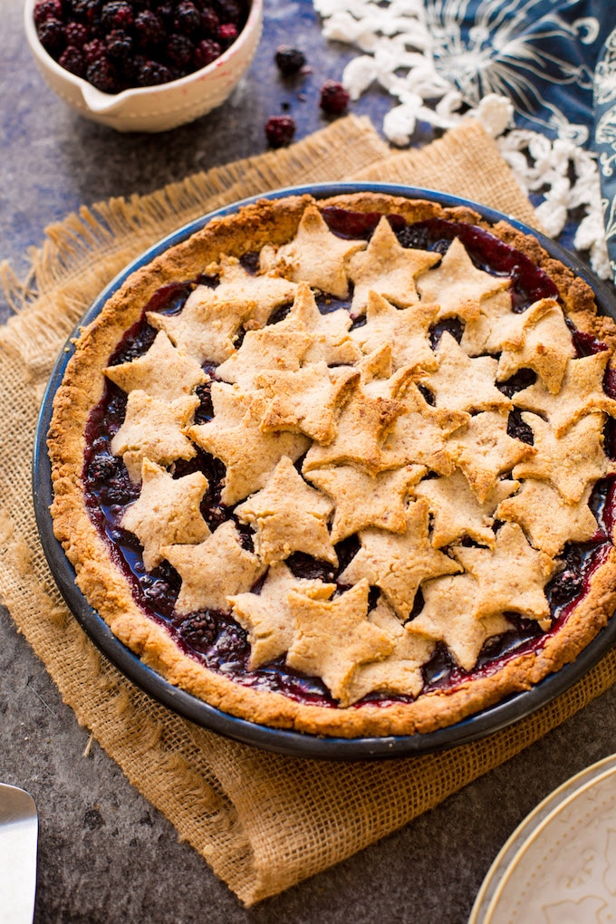 Berry-filled Whole Grain Pie Crust